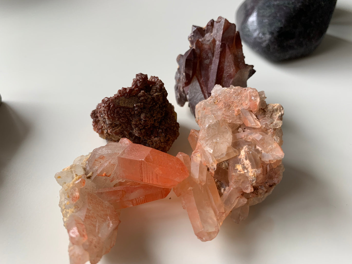 Red Quartz Clusters