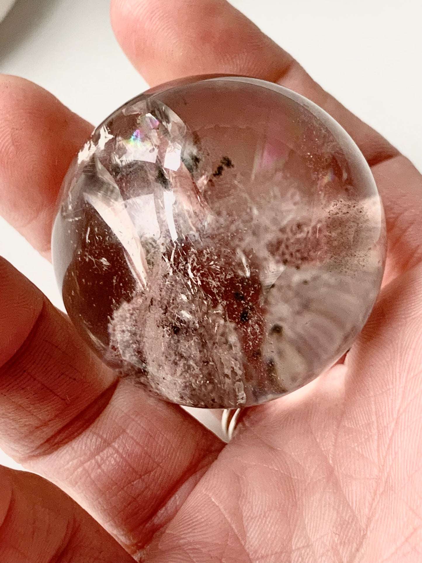 Garden Quartz Sphere, 39mm