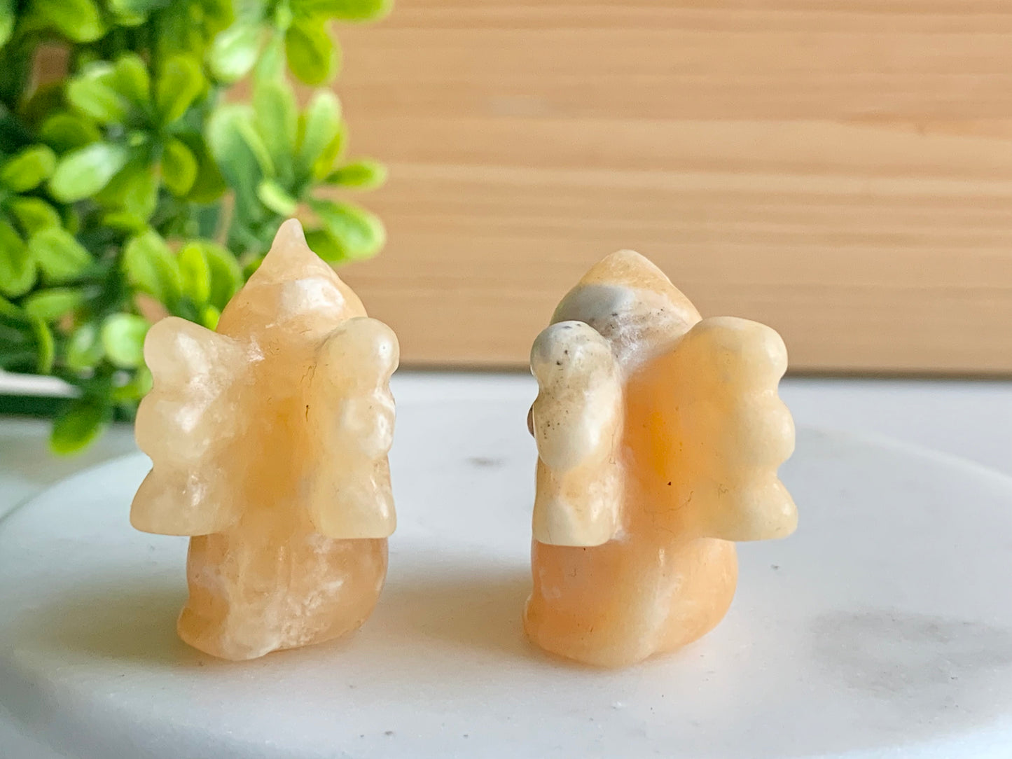 Mini Unicorn Carving, Yellow Calcite