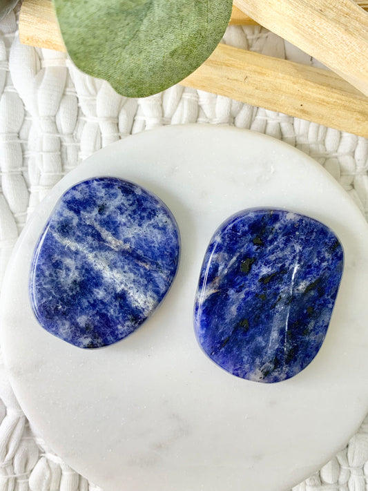 Sodalite Palm Stone