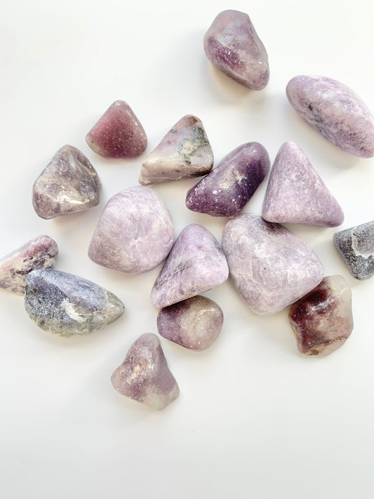 Lepidolite Tumbles