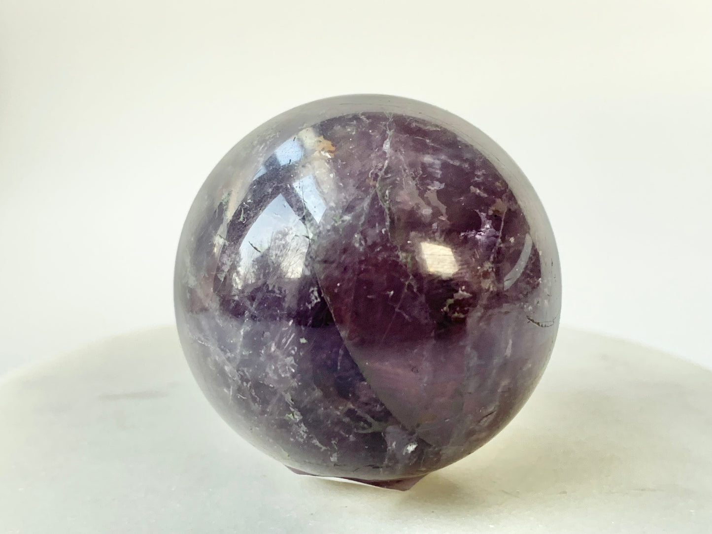 Purple Fluorite Sphere, 38-40mm