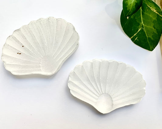 Satin Spar Shell Carving