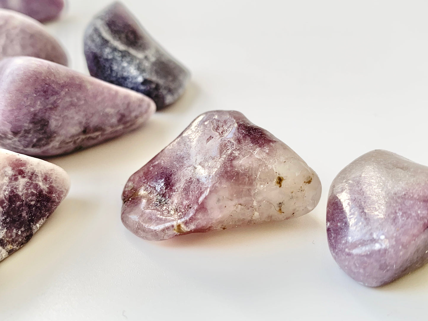 Lepidolite Tumbles