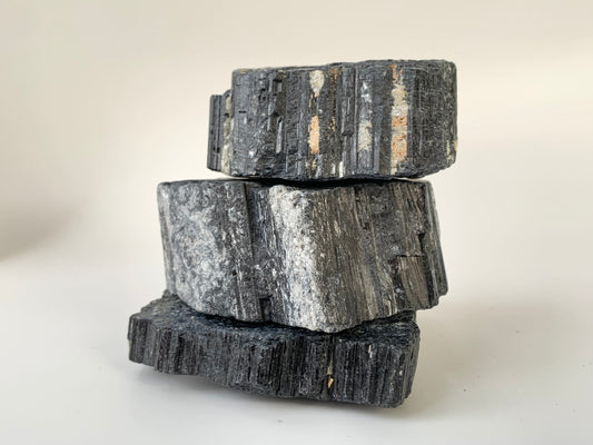 Raw Black Tourmaline Chunk, ~5oz