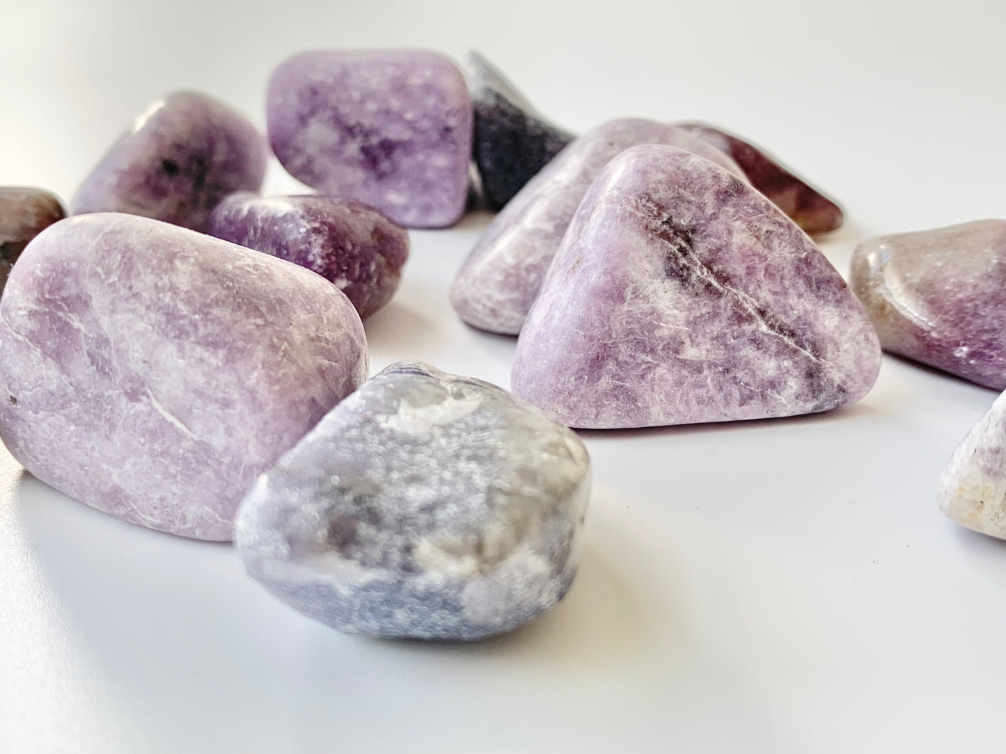 Lepidolite Tumbles