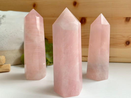 Rose Quartz Towers, ~3.5”