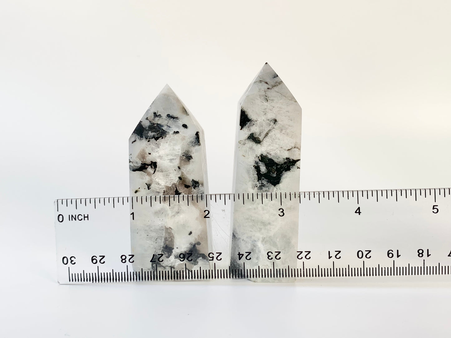 Rainbow Moonstone Tower, ~3-3.9oz, obelisk