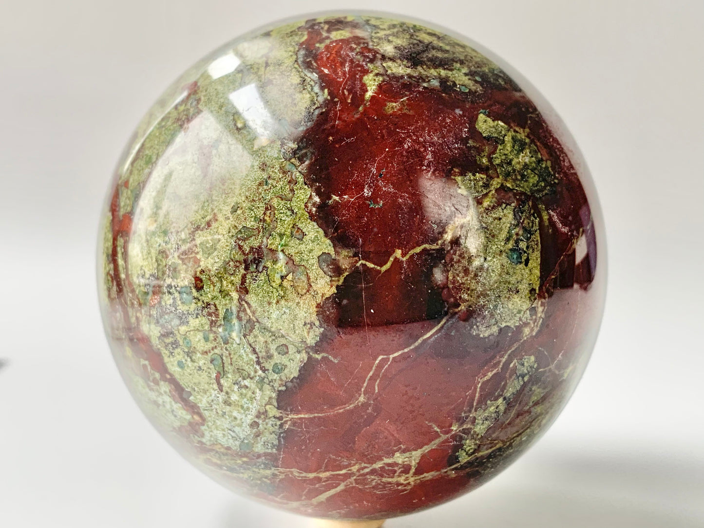 Dragonblood Stone Sphere, ~94mm