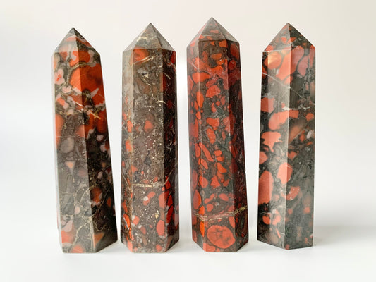 Red Point Jasper Tower, 3.0-3.1 oz