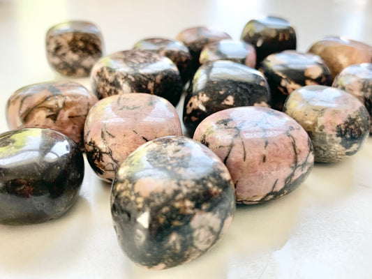 Rhodonite Tumbles