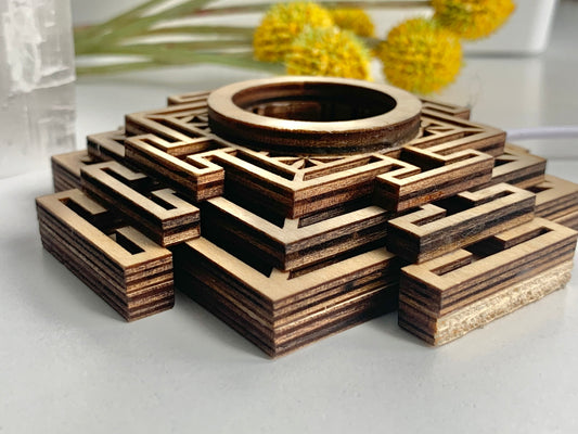 Geometric light base (Color Changing)
