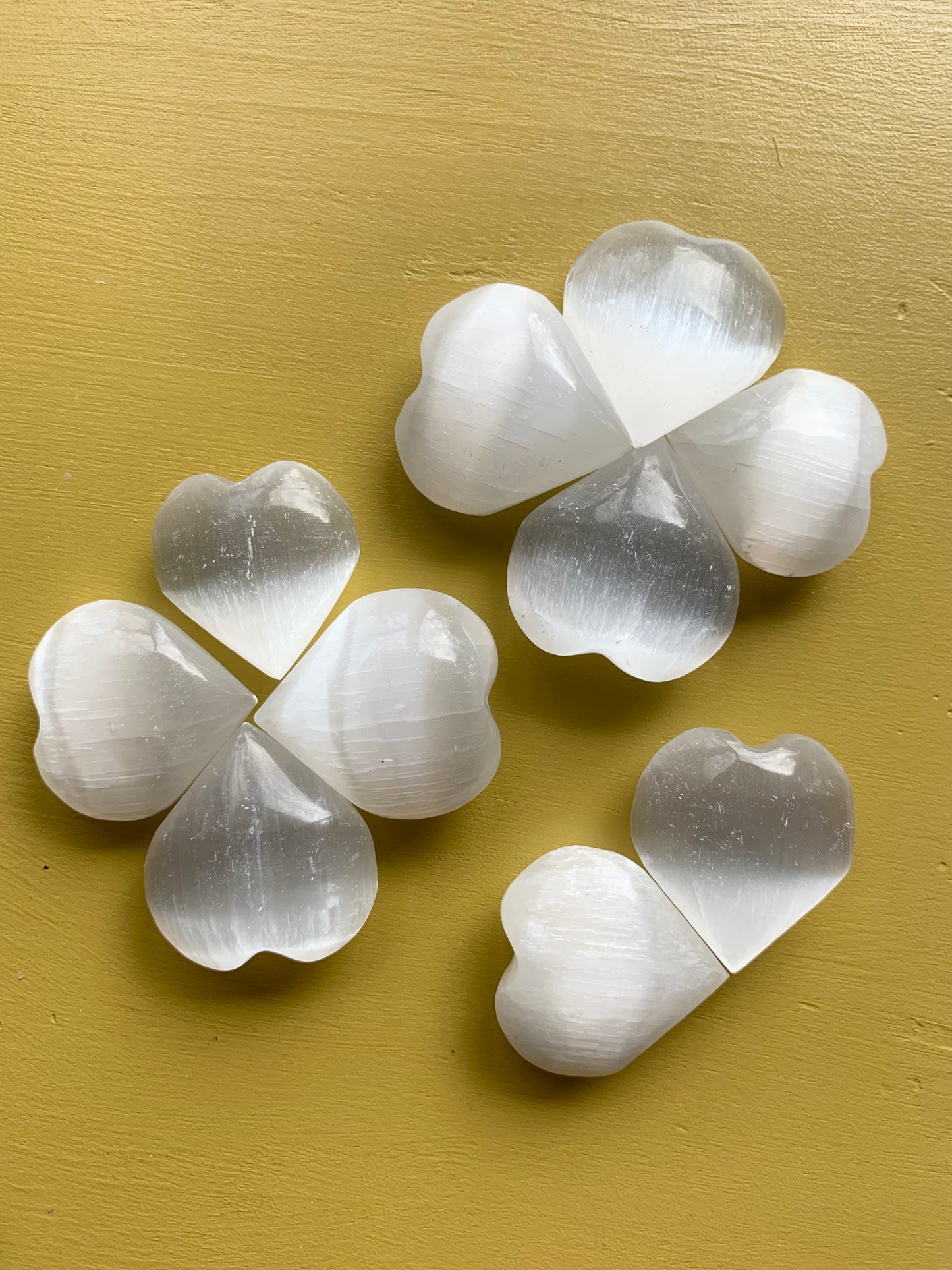 Small Satin Spar Crystal Heart