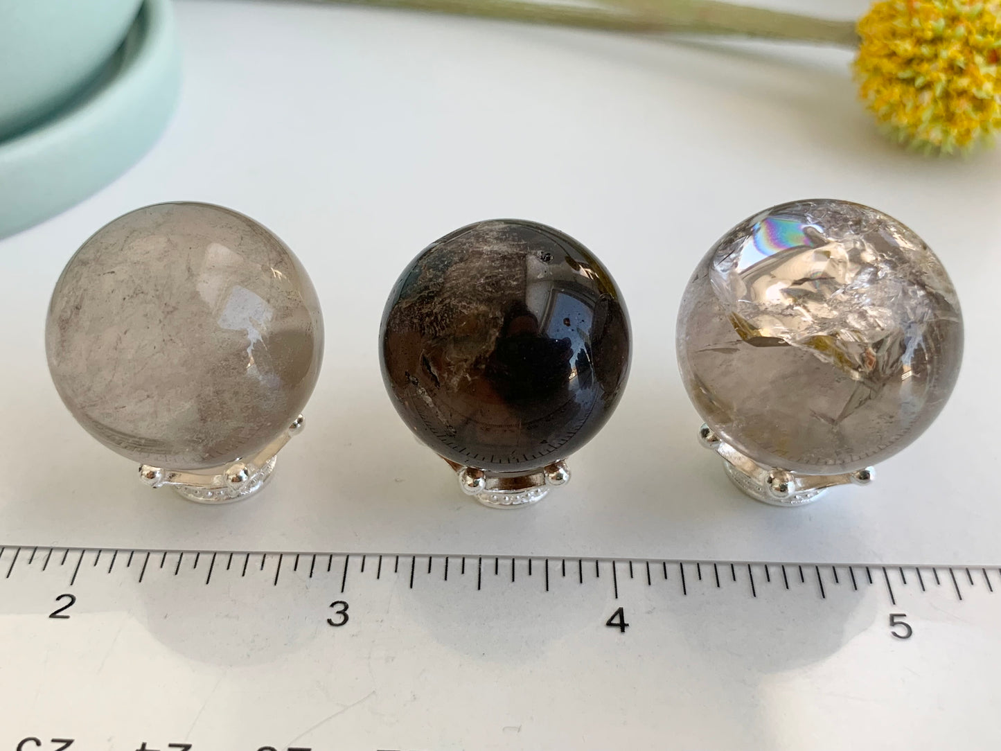 Smoky Quartz Mini Spheres