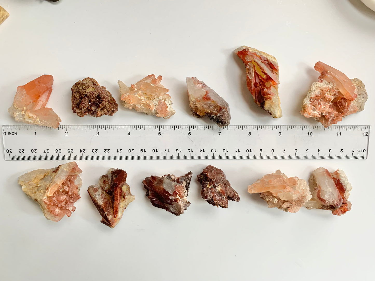 Red Quartz Clusters