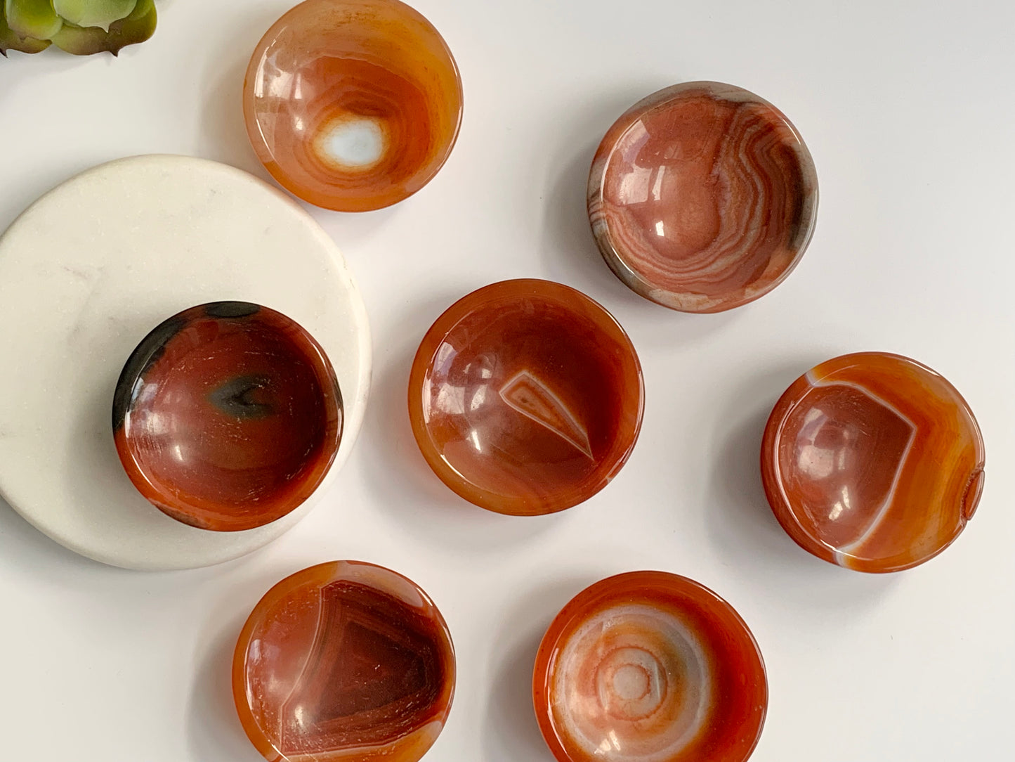 Carnelian Bowl, small, ~2 inch