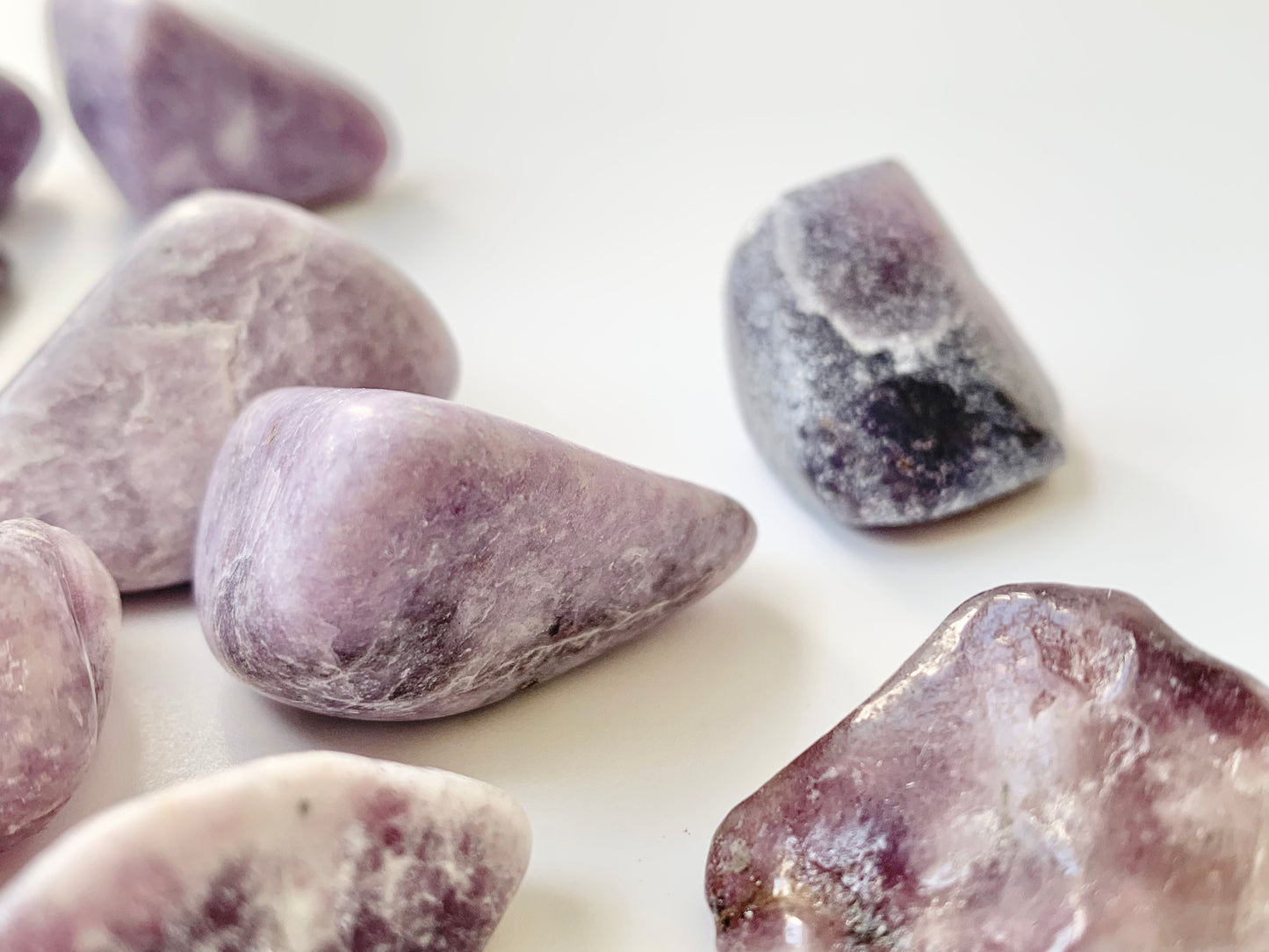 Lepidolite Tumbles