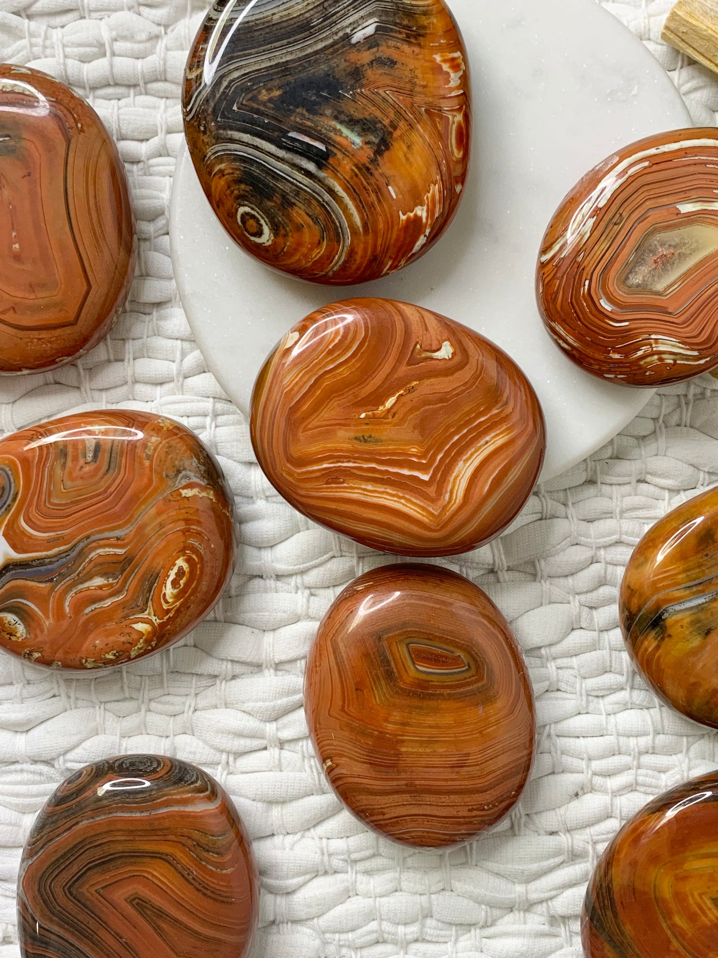 Red Banded Palm Stone