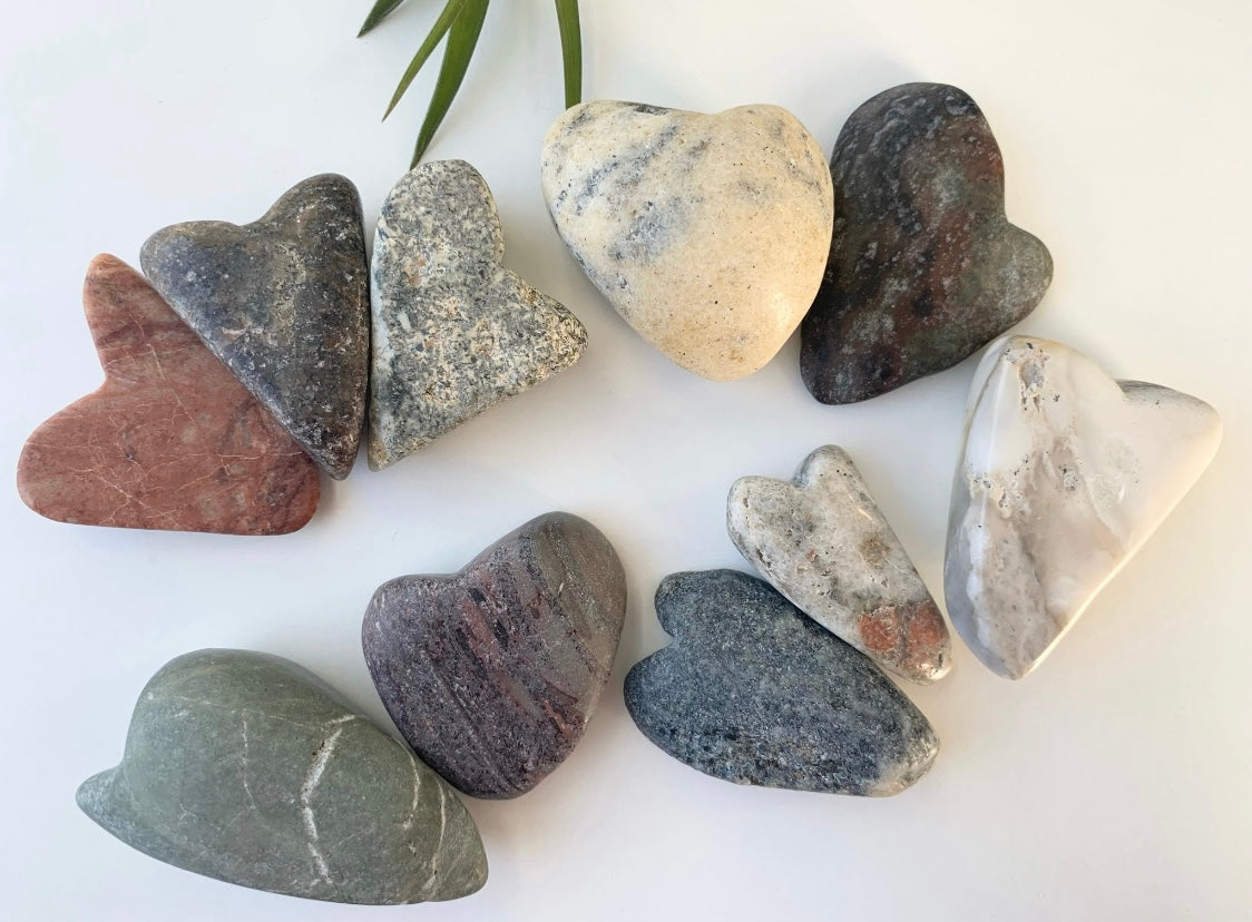 Lake Michigan Stone Hearts
