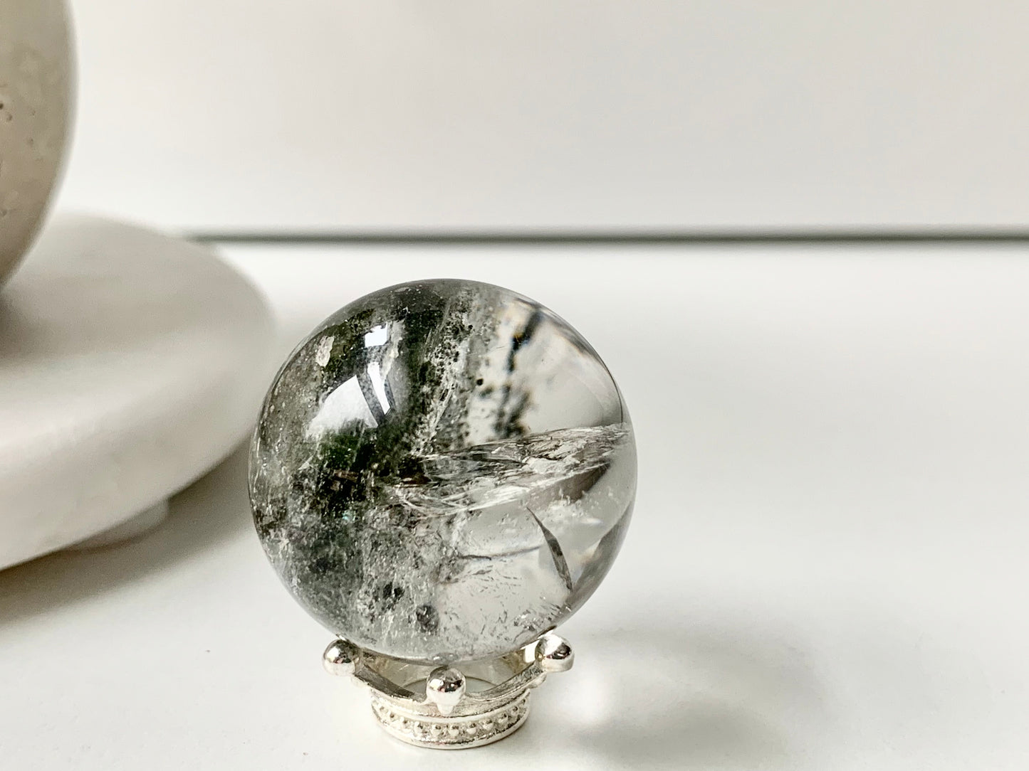 Garden Quartz Mini Sphere, 26mm