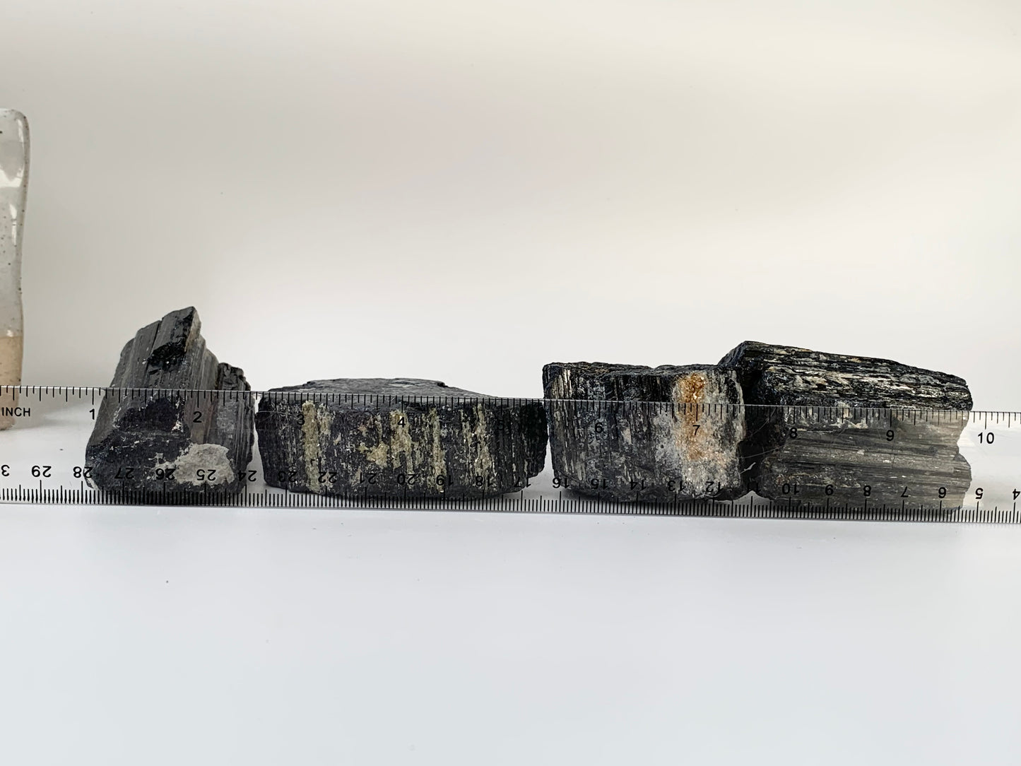 Raw Black Tourmaline Chunk, ~8 oz