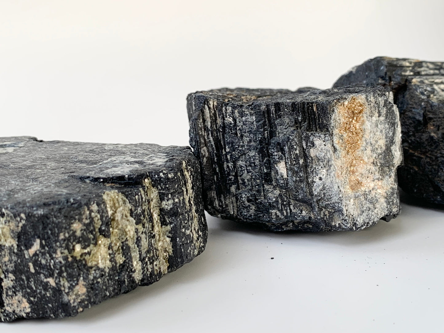 Raw Black Tourmaline Chunk, ~8 oz